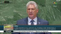 Expresa Cuba ante la ONU apoyo a Venezuela ante ataques de EE.UU.