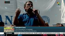 Argentina: presupuesto 2019 perjudicaría a trabajadores y jubilados