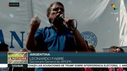 Argentina: presupuesto 2019 perjudicaría a trabajadores y jubilados