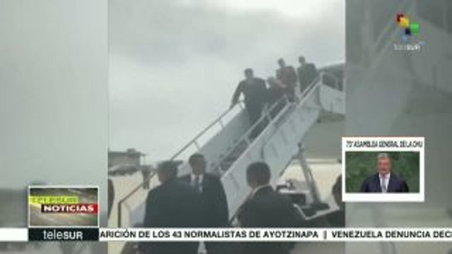 Arriba Maduro a Nueva York para participar en 73° Asamblea General ONU
