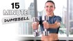 15-Minute Dumbbell Workout for All Levels
