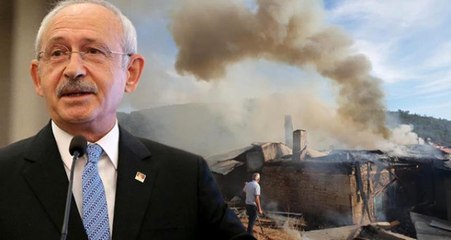 Tunceli'de Çıkan Yangında Kemal Kılıçdaroğlu'nun Doğduğu Ev Kül Oldu
