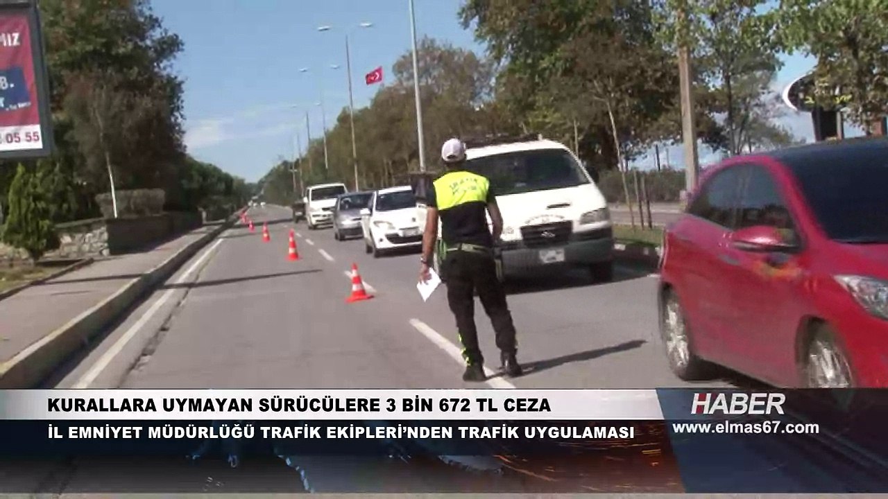 3 bin 672 TL ceza kesildi