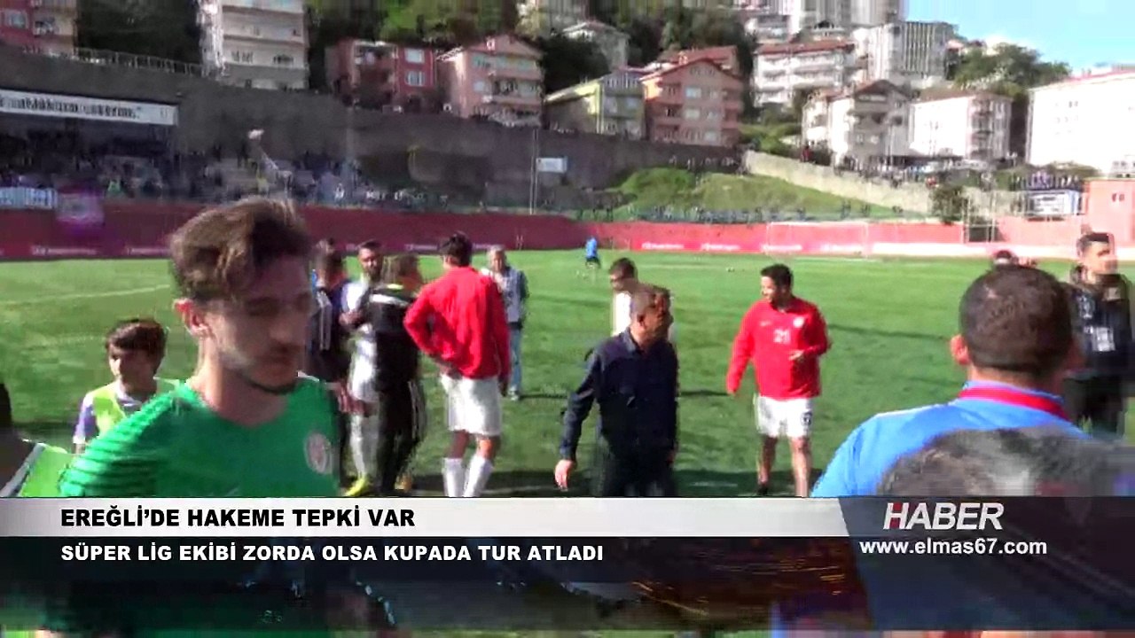 Ereğli'de hakeme tepki var!