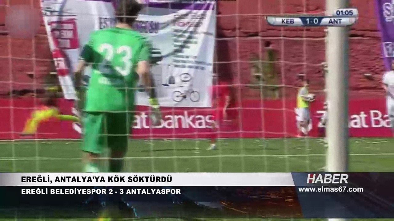 Ereğli Antalya'ya kök söktürdü