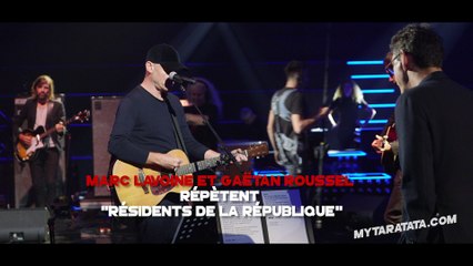 Les coulisses des répètes avec Marc Lavoine & Gaëtan Roussel (2018)