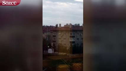 İstanbul semalarında gizemli görüntü