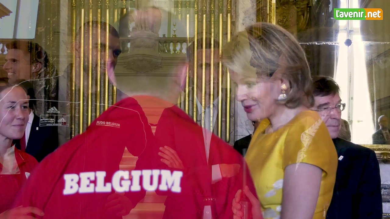 L'Avenir - Réception des athlètes médaillés au palais royal