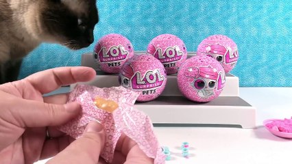 LOL Surprise Pets Eye Spy Series 4 Color Change Bubble Pet Unboxing _ PSToyReviews