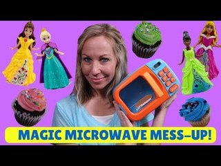 The Magic Microwave is BROKE We're Not Playing with Princesses!