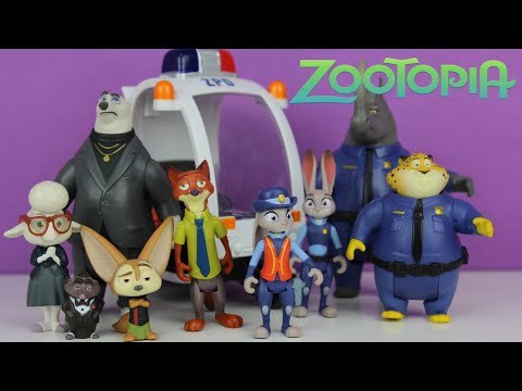 Meet the Toy Characters from Zootopia