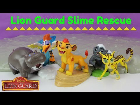 Lion Guard Toy Rescue w/ Fuli, Beshte, Ono, Kion & Bunga
