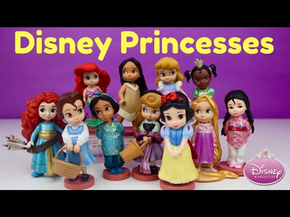 Good Traits of Disney's Princesses - See Their Young Girl Toy Figurines & Hear Their Stories