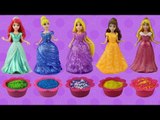 Disney Princess MAGIC MICROWAVE Baking Magiclip Glitter Glider Cupcakes LEARN COLORS