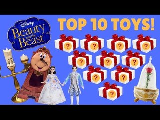 Top 10 Beauty and the Beast Toy Countdown - Best Toys From Disney's New 2017 Movie