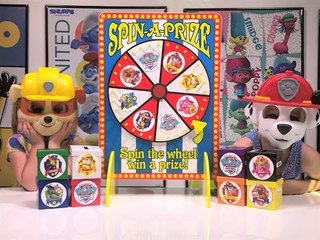 Family FUN Paw Patrol SPIN THE WHEEL Game