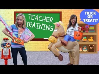 Teacher in Training at Fake Toy School !!!
