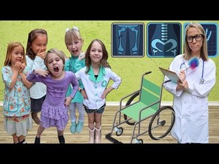 The Girls Become REAL Toy Doctors!