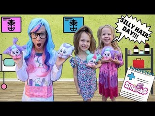 Toy Doctor Fixes Silly Kids Hair with Shnooks
