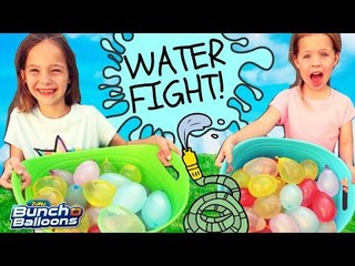 Toy School Plays with Marvel Avengers Bunch O Balloons !!!