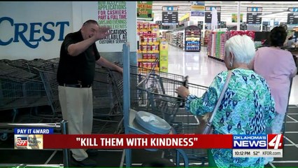 Kind Grocery Store Greeter Gets Incredible Surprise from Customer
