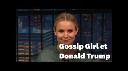 Kristen Bell lit des tweets de Donald Trump avec la voix de Gossip Girl