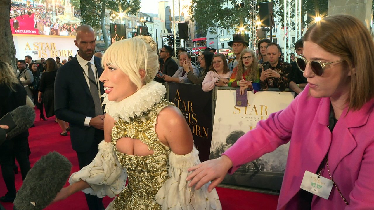 Lady Gaga "terrified" of new movie but got to snog Bradley!