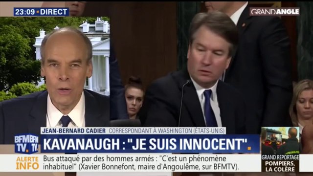 Je suis innocent affirme Brett Kavanaugh devant le sénat