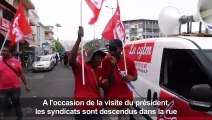 En Martinique, Macron veut s'attaquer à la 