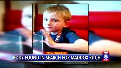 Body Believed To Be That of Maddox Ritch Found in Creek