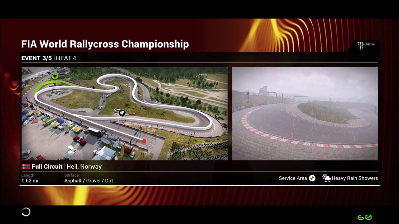 DiRT 4 Fly Cam FIA World RallyX Champs Qual Q4 Hell Norway