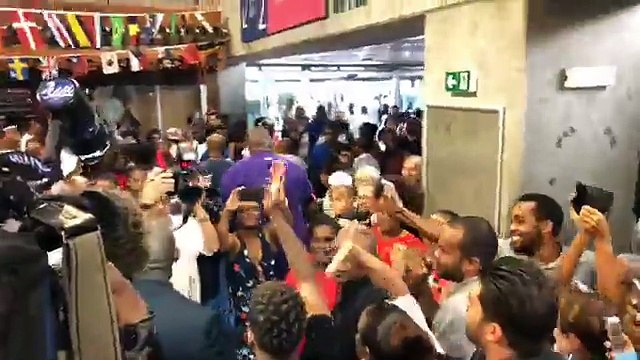 La Guadeloupe accueille son champion du monde ! Thomas Lemar est arrivé à Pointe-a-Pitre