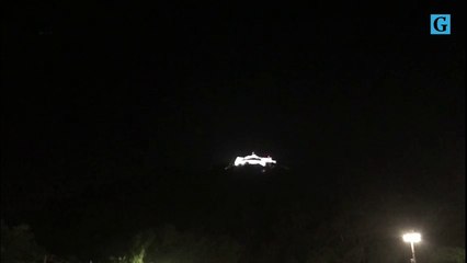 Apresentação a nova iluminação do Convento da Penha
