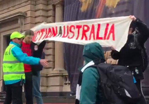 Refugee Activists Storm AFL Grand Final Press Conference