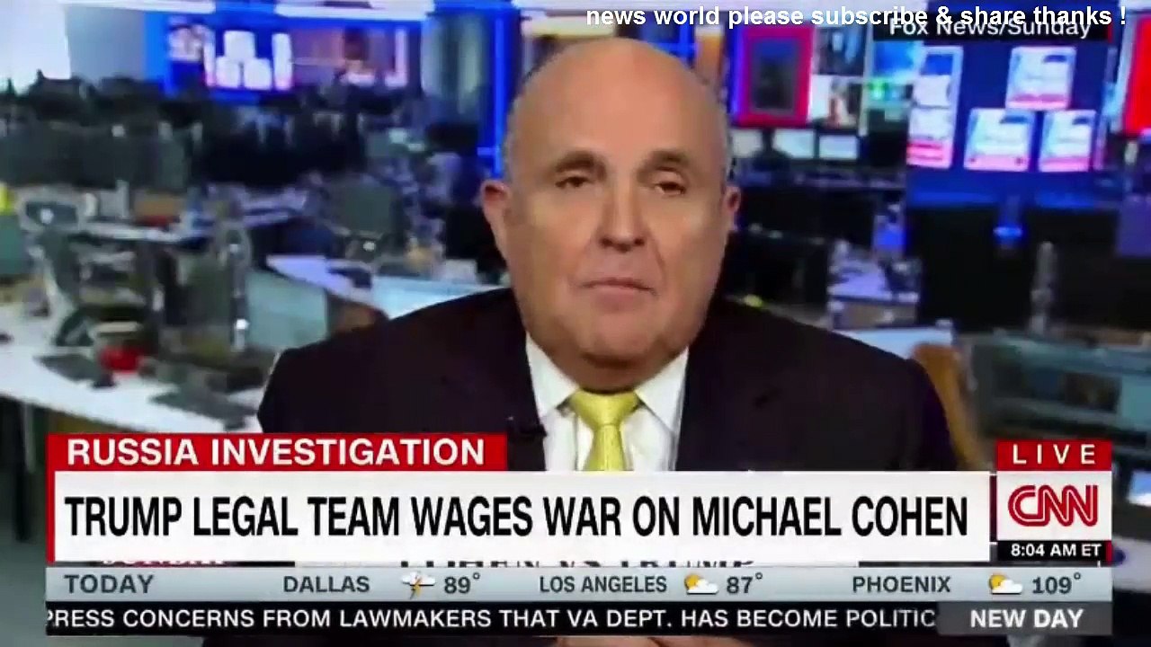 BREAKING NEWS GIULIANI ON TRUMP CAMPAIGN MEETING WITH RUSSIANS. CNN NEWS