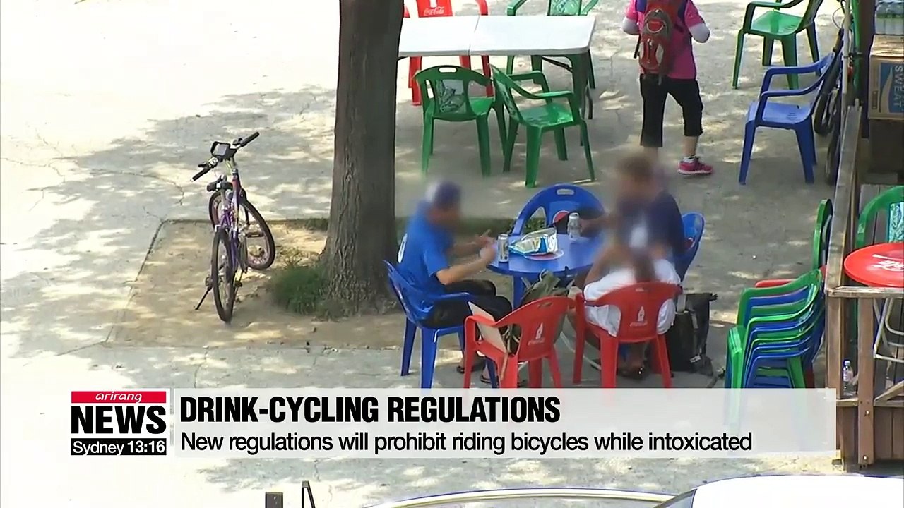 New regulations prohibiting riding bicycle when drunk, enforcing mandatory use of seatbelts implemented