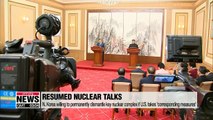 Inspections for nuclear, missile site dismantlement and declaring end to Korean War at core of N. Korea-U.S. negotiations