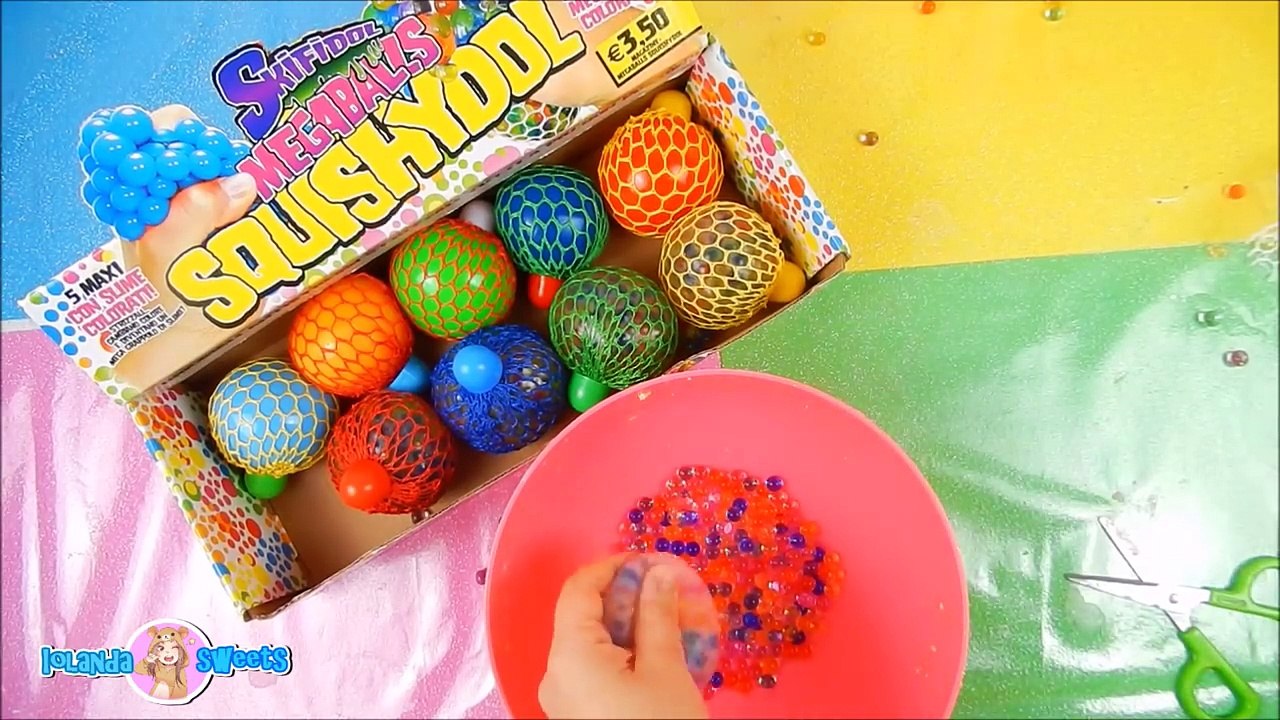 APRO E TAGLIO LE NUOVE SKIFIDOL MEGABALL! (CON MEGAPERLE E SLIME PROFUMATI) Iolanda Sweets