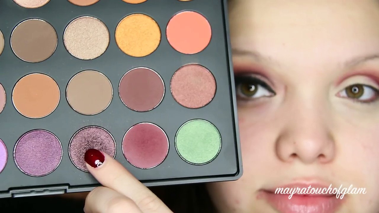 Cranberry Smokey Eye   Jaclyn Hill Favorites Palette