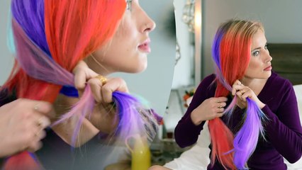 HOW TO  Stacked Fishtail Braid