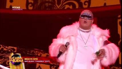 Brays Efe es ‘Chambea’ de Bad Bunny en Tu Cara Me Suena 7 Gala 1