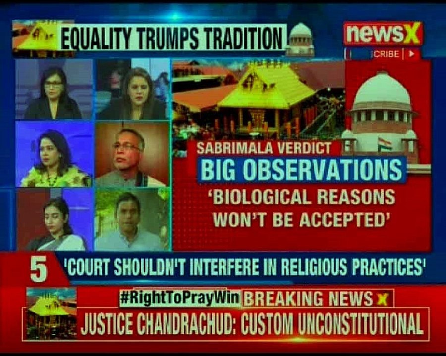 Sabarimala temple: verdict SC opens temple doors to women of all ages