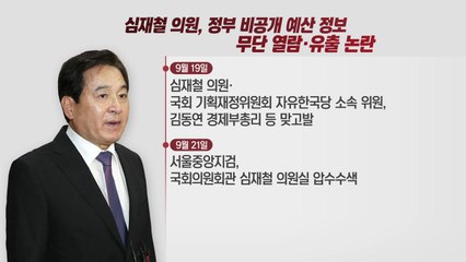 [뉴스인] 심재철, 정부 비공개 정보 무단 유출 논란 / YTN
