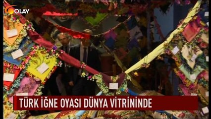 Türk iğne oyası dünya vitrininde