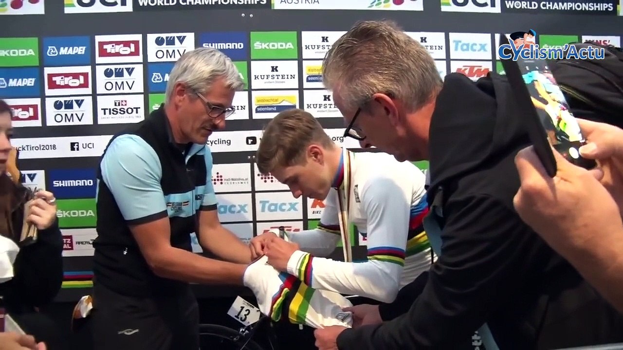 Mondiaux Innsbruck-Tirol 2018 - Remco Evenepoel : "J'ai chuté mais je n'ai jamais paniqué"