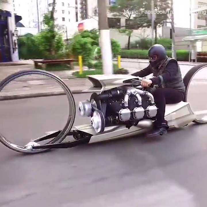 36" Hubless Wheel Motorcycle Brazil (2017)