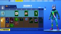 *NEW* SEASON 6 BATTLE PASS TIER 100 SKIN UNLOCKED! FORTNITE SEASON 6 BATTLE PASS SKINS SHOWCASE!