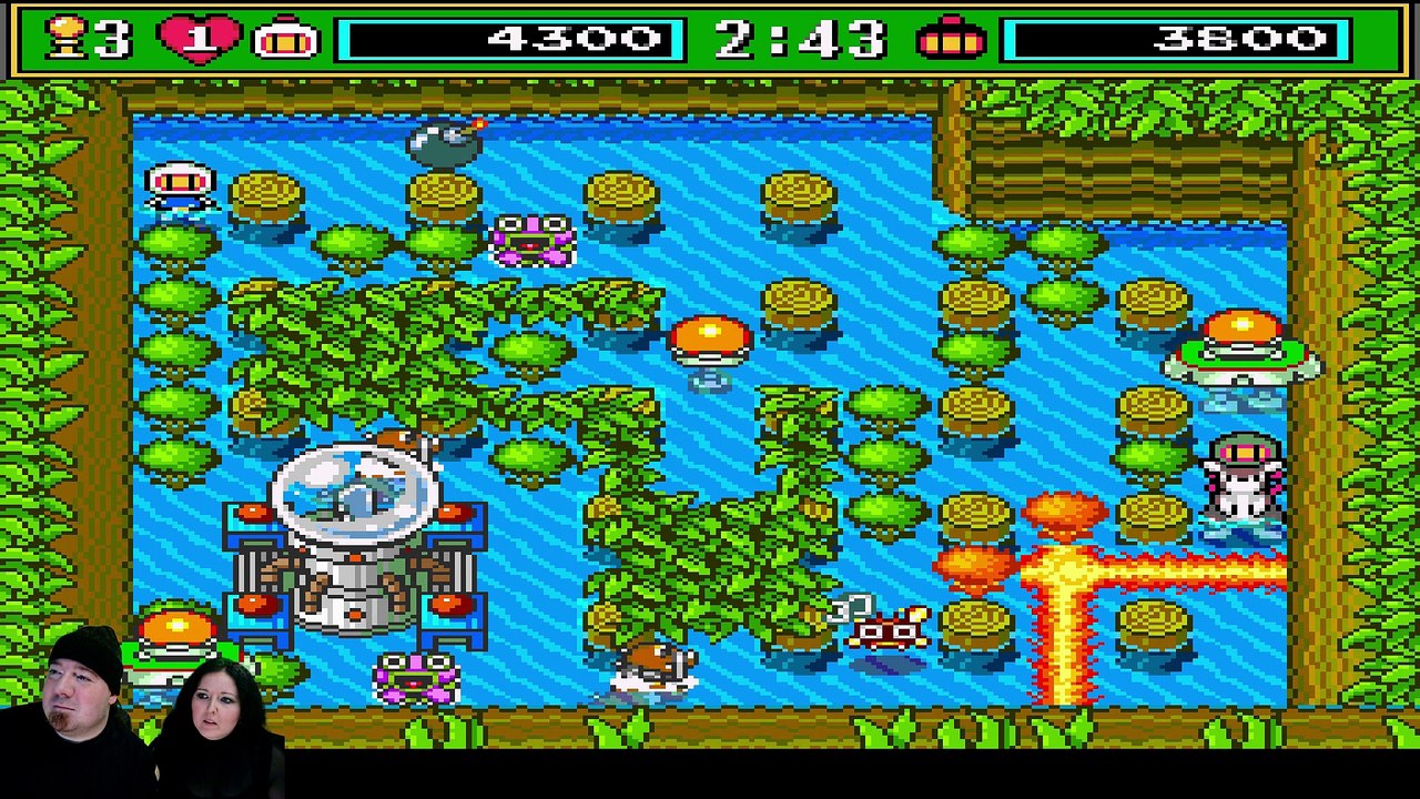 RETRO Gaming with the wife Ep.3 : Super Bomberman 3 SNES (Let's blow this popsicle stand)