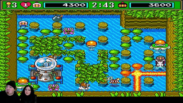 RETRO Gaming with the wife Ep.3 : Super Bomberman 3 SNES (Let's blow this popsicle stand)