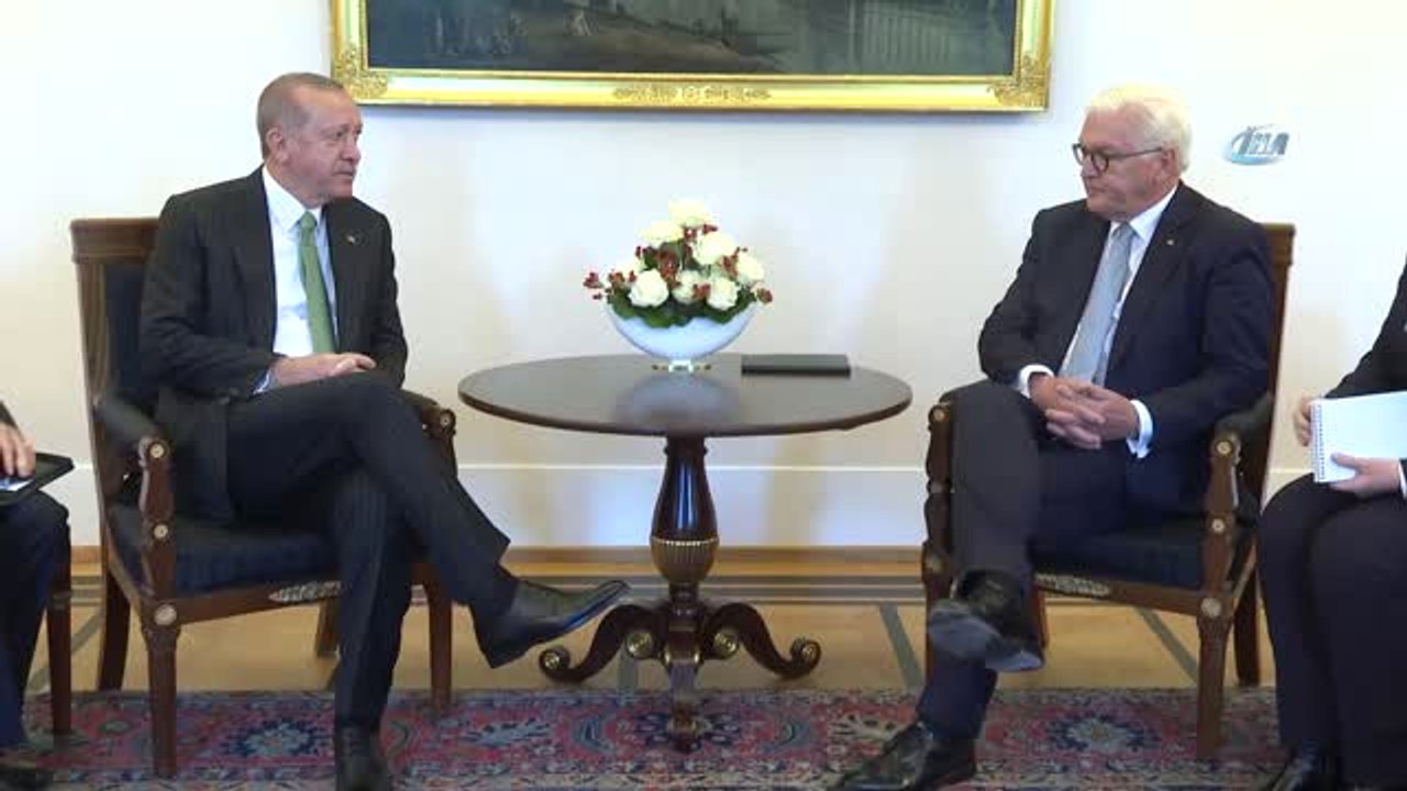 Cumhurbaşkanı Erdoğan, Alman Mevkidaşı Steinmeier ile Görüştü